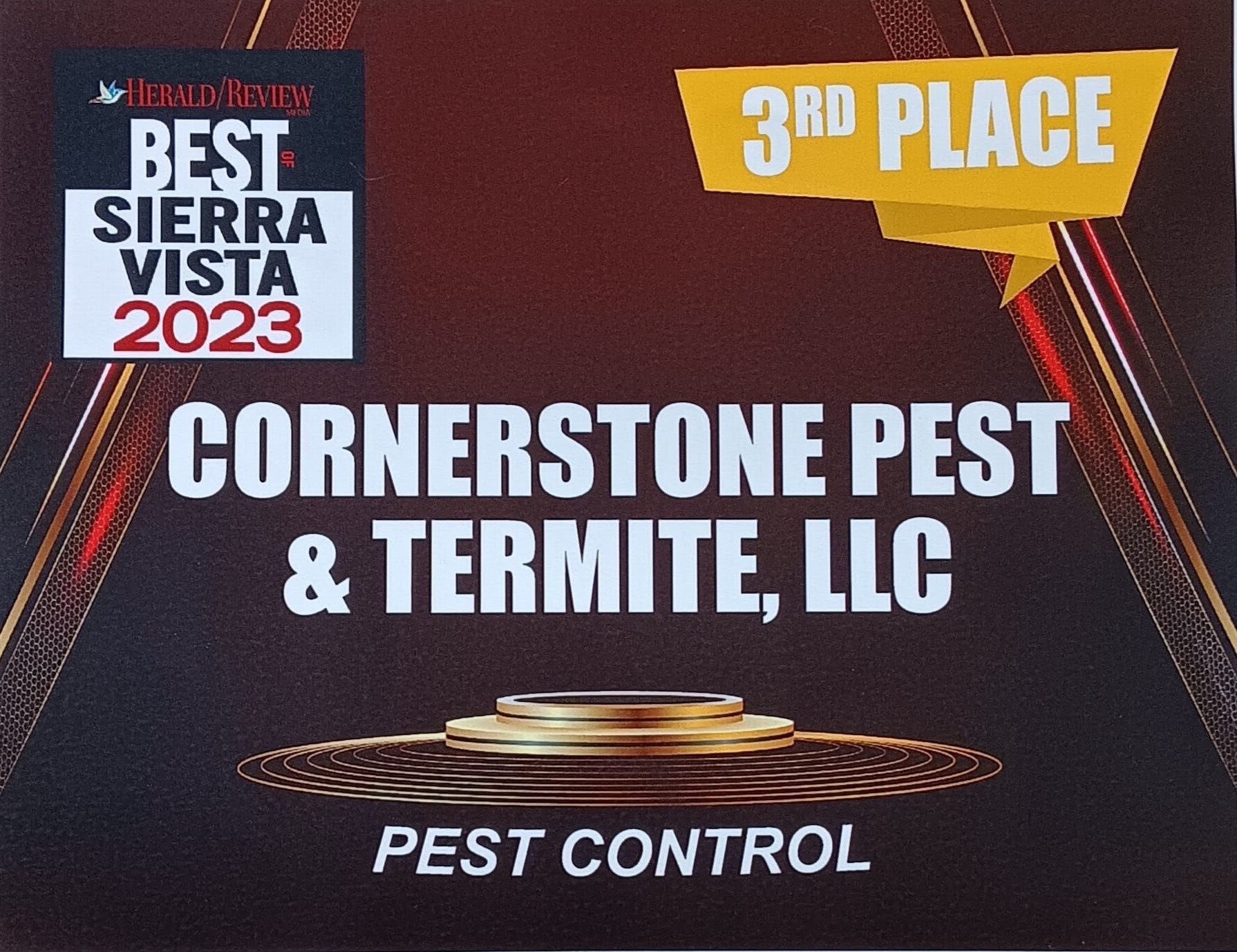 Cornerstone Pest and Termite Best of Sierra Vista